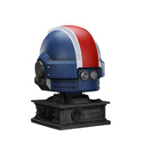 Warhammer Collectibles 1/1 Scale Uitramarines Lieutenant Titus' MKX Helmet & Display Stand