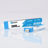 BetaFPV 300mAh 1S 30C 4.35V Battery BT2.0 4PCS For Cetus Meteor Drone [DG]